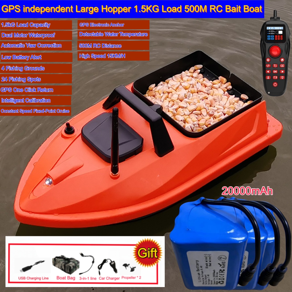 NEW GPS Fishing Bait Boat 1.5k - Fishing Boat Gps review and price