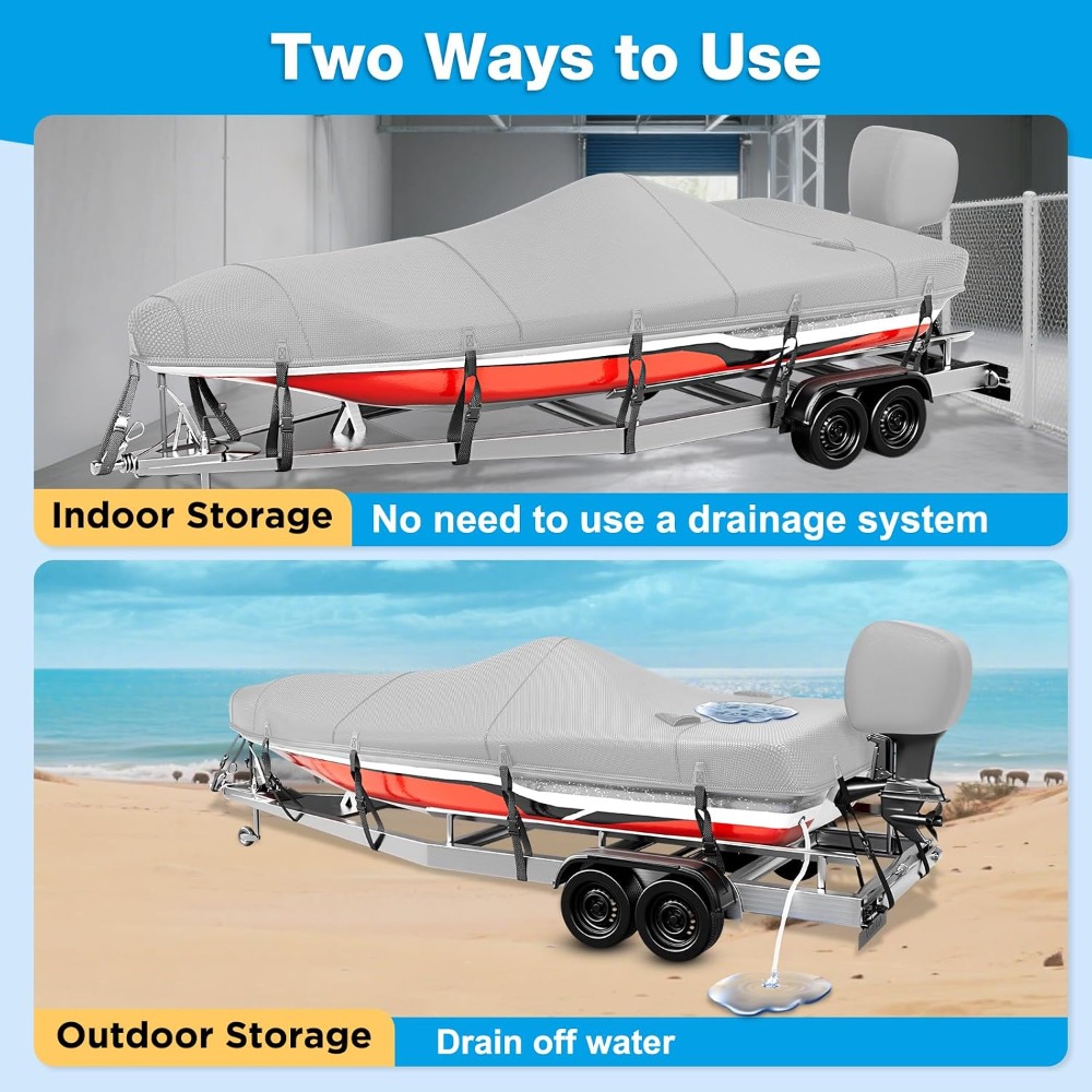 Boat Cover 20-22ft, 1200D Wate - Fishing Boat Trailer review and price