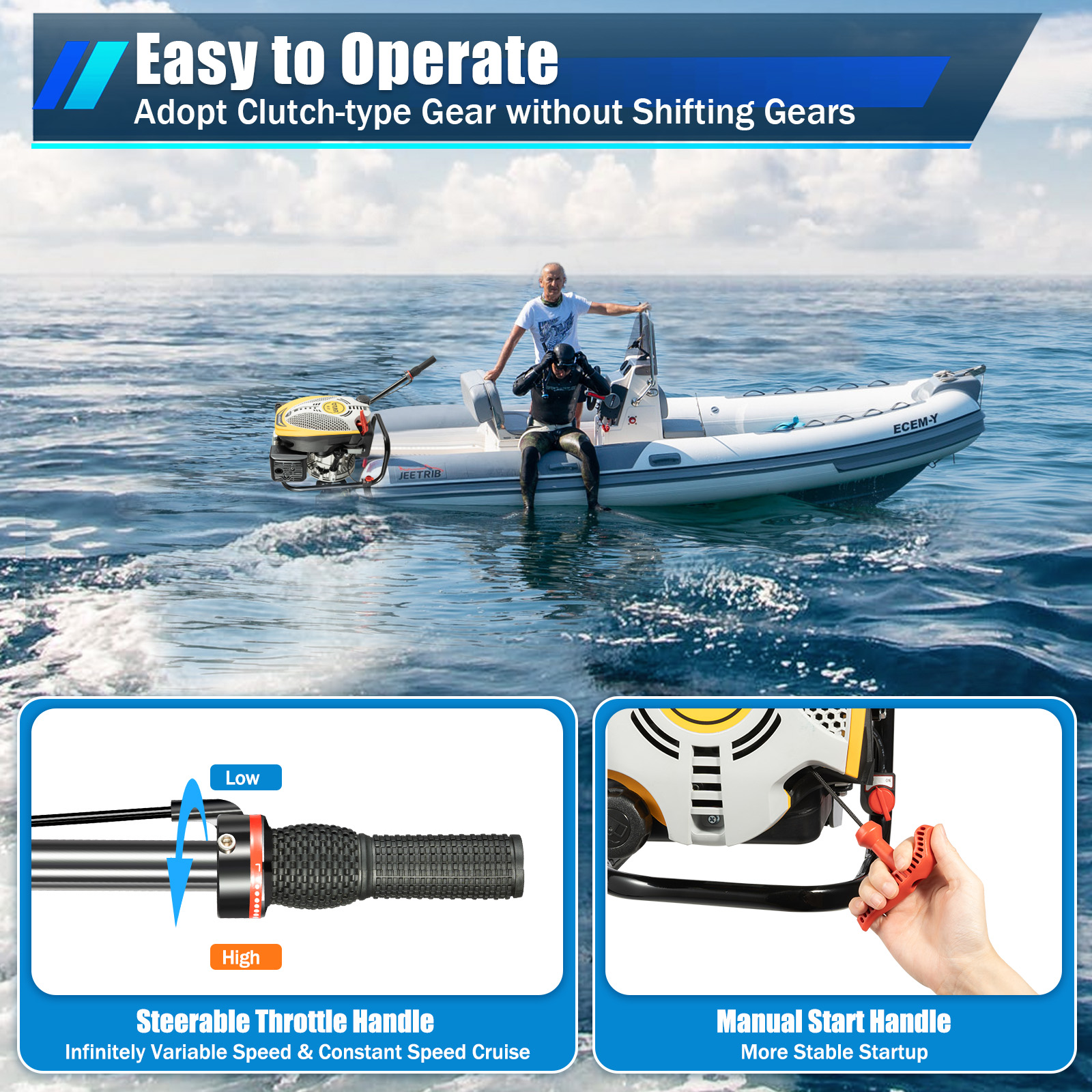 Outboard Motor Boat Engine, 4  - Fishing Boat Outboard Motor review and price