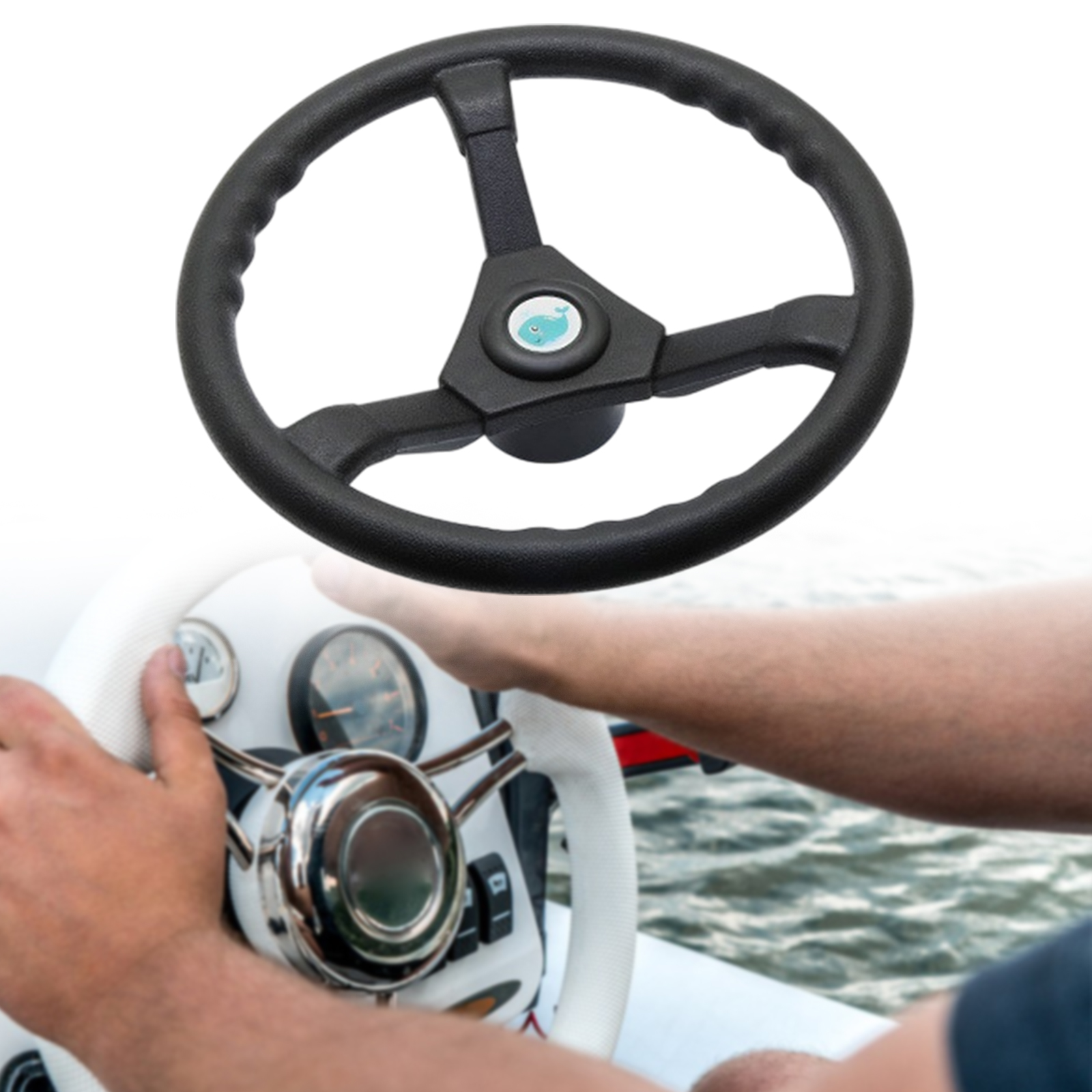 1Pc Boat Steering Wheel Easy I - Fishing Boat Steering Wheel review and price