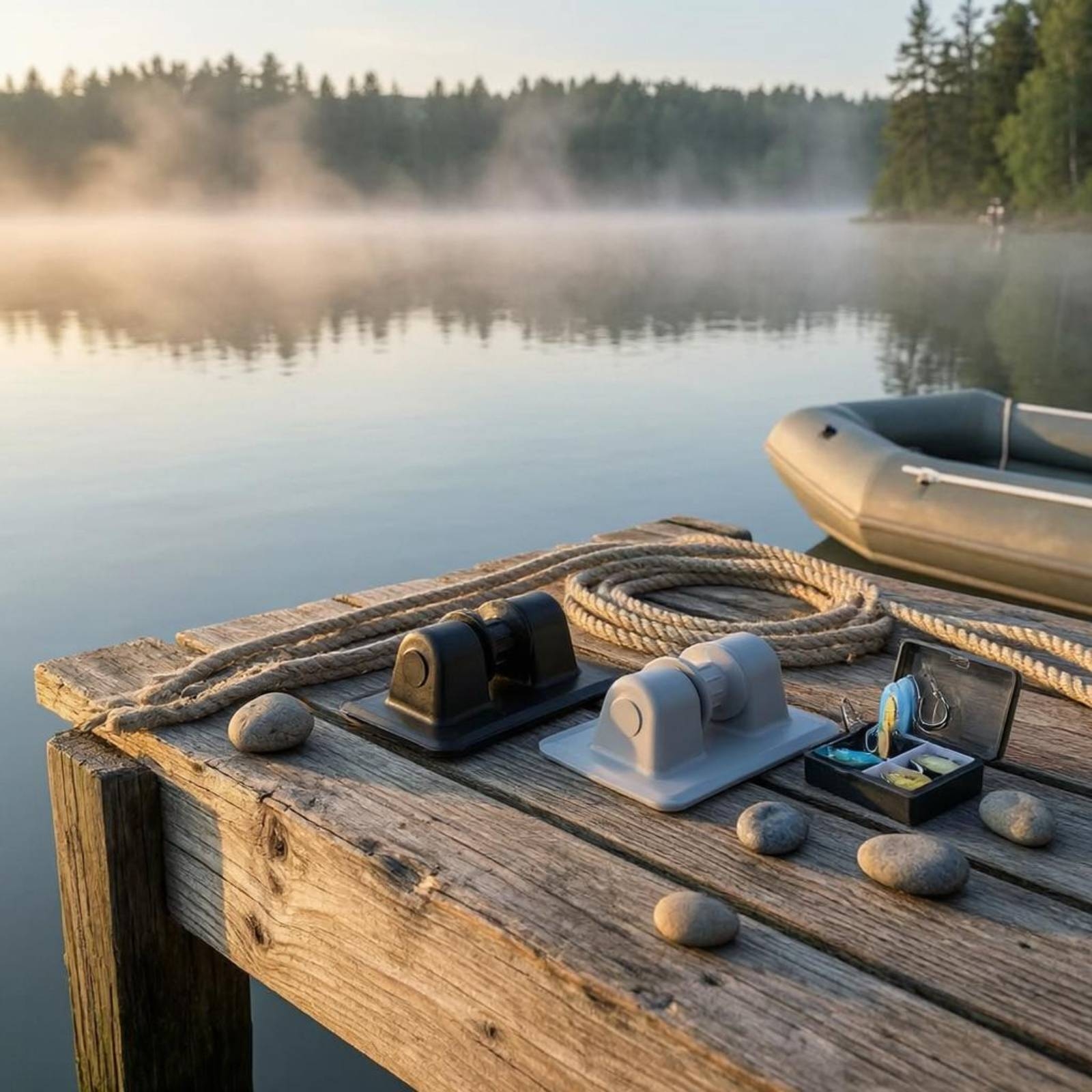 Inflatable Boat Anchor Pulley  - Fishing Boat Anchor review and price