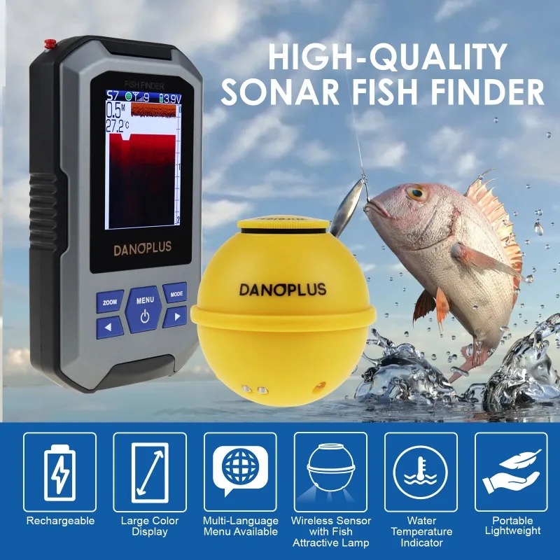 Portable Castable Fishfinder W - Fishing Boat Depth Finder review and price