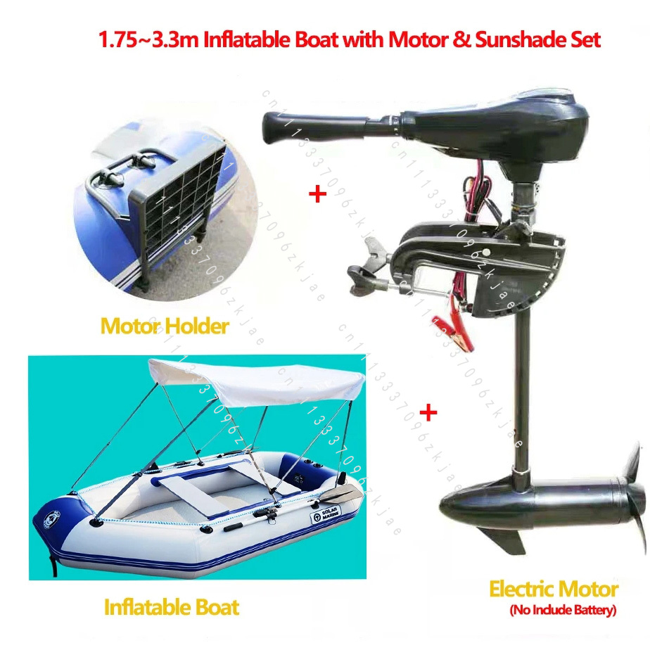 1.75~3.3m Inflatable Boat with - Fishing Boat Trailer review and price