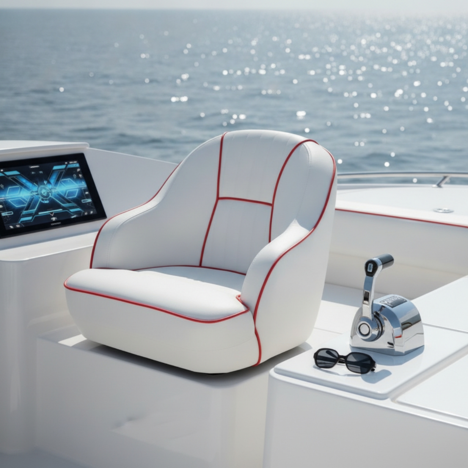 Pilot's Boat Seat Contoured He - Fishing Boat Seat review and price