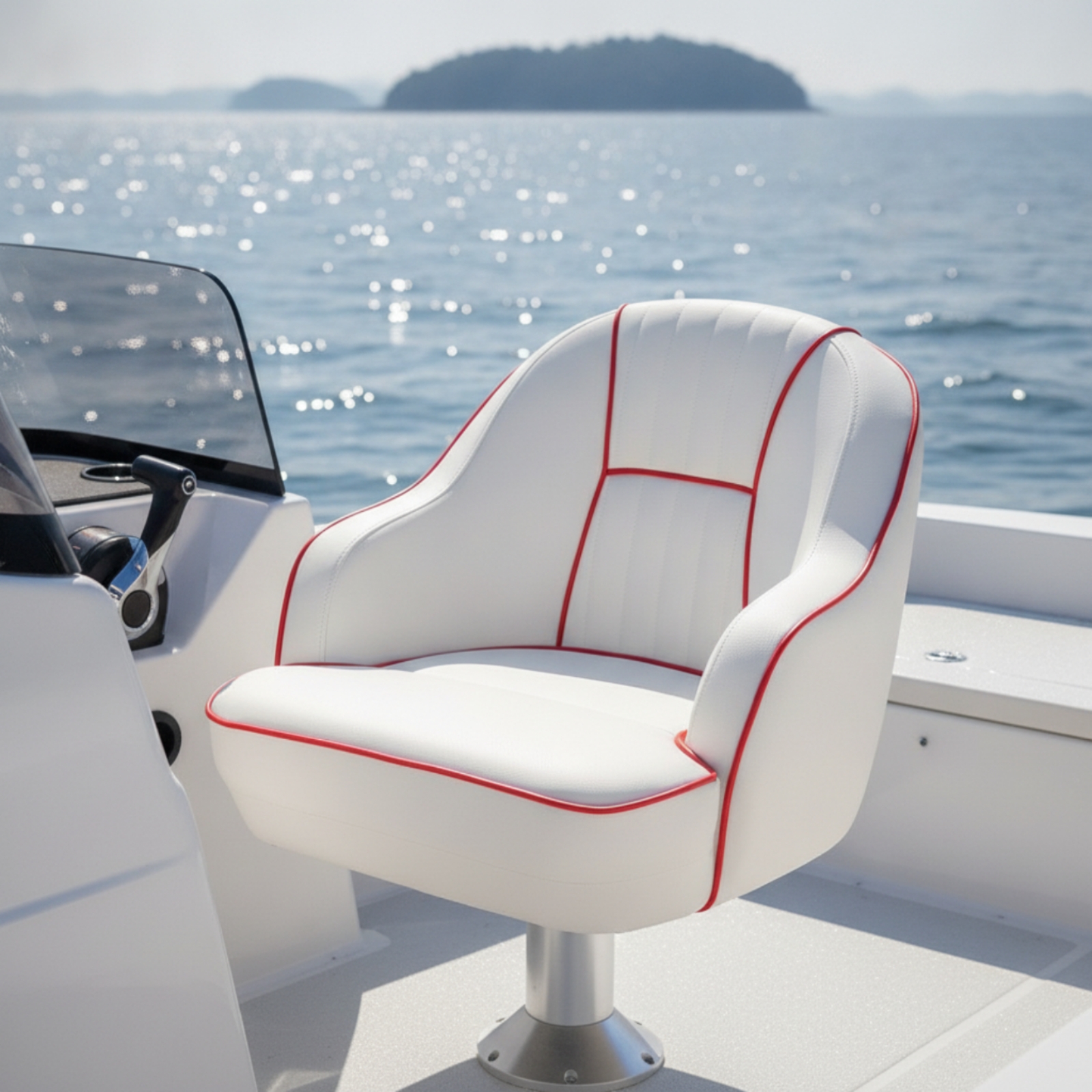Pilot's Boat Seat Contoured He - Fishing Boat Seat review and price