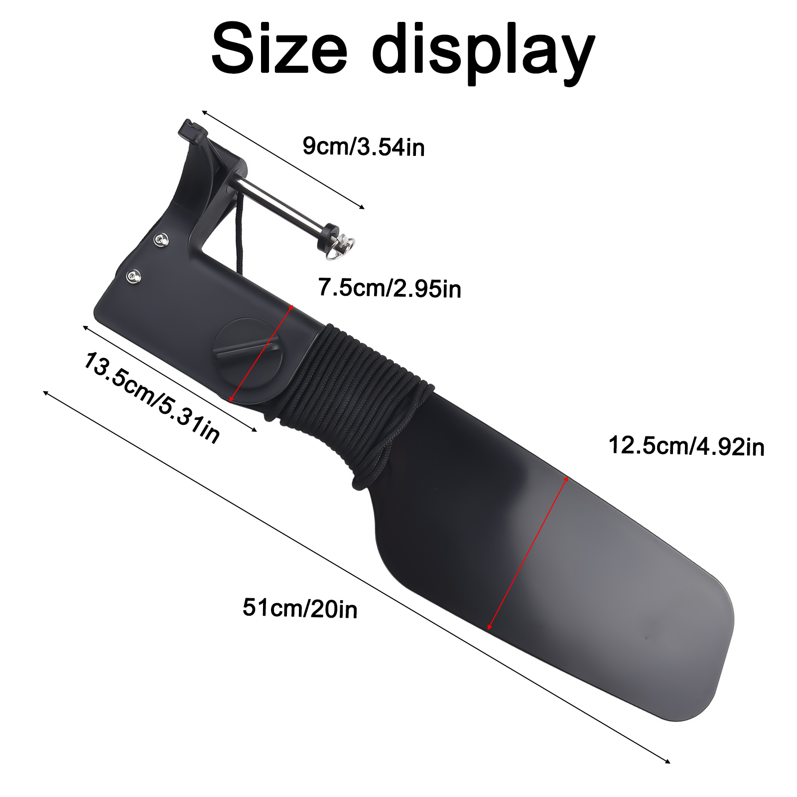 Boat Rudder for Kayak Canoe wi - Fishing Boat Steering Wheel review and price